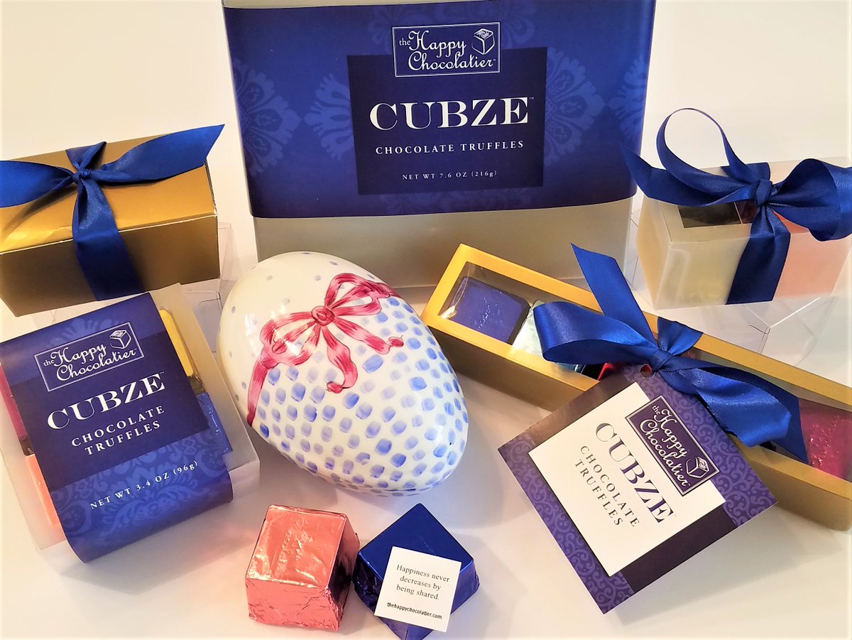 HappyChoclatier's tweet photo. #Easter2019 is 2 weeks away. Spread chocolate happiness this #Easter with chocolate truffle Cubze. The original cubed truffle! Free Shipping #Deal online https://t.co/DfAMQfzZjX #chocolatetruffle #Cubze #Happiness #chocolate #cubze #chocolatelovers https://t.co/UP7hrgpWrn