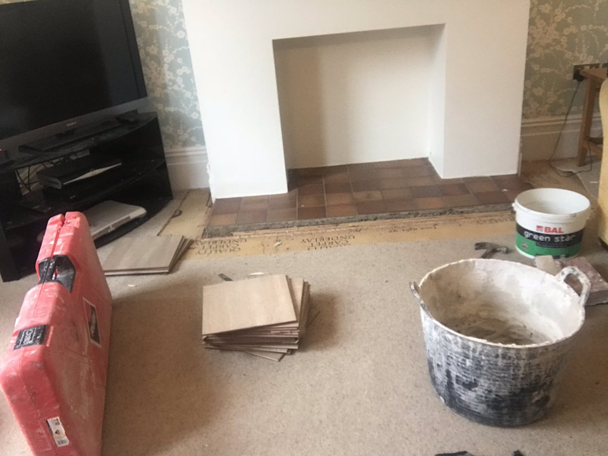 wall_pc's tweet image. Happy customer sent this over today. her finished product fireplace 👍🏻