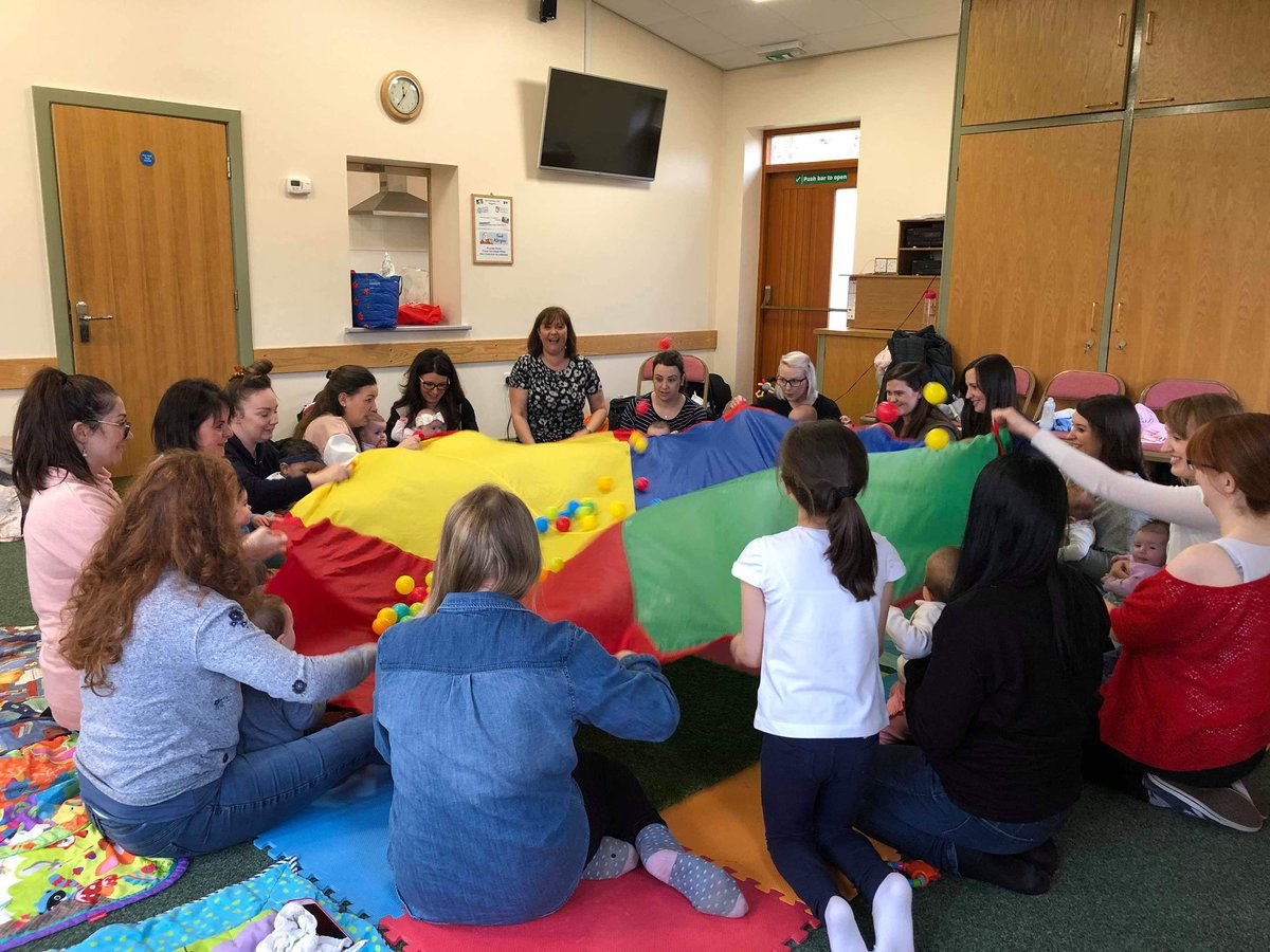 We had lots of fun at song time at baby group today!