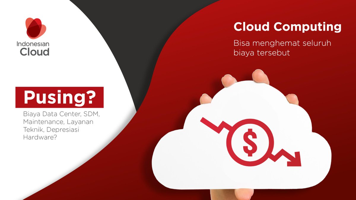 IndonesianCloud's tweet photo. Gak usah pusing biaya Data Center, SDM, Maintenance, Layanan Teknik, Depresiasi Hardware.

Dengan Cloud Computing Clouders bisa menghemat seluruh biaya tersebut.

https://t.co/PIXaBQBsxq

#IndonesianCloud #ISO27001 #IaaS #CloudComputing https://t.co/x6CqzOkna6