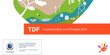 TDFgroupe's tweet photo. 📝 Dans le cadre de son adhésion au Pacte Mondial des Nations Unies, #TDFGroupe a publié sa Communication sur le Progrès, illustrant l’ensemble des actions menées par l’entreprise au cours de l’année 2018. #COP2018 #environnement #DeveloppementDurable 👉https://t.co/qMLKvZR9i5 https://t.co/R4JaVymMzv