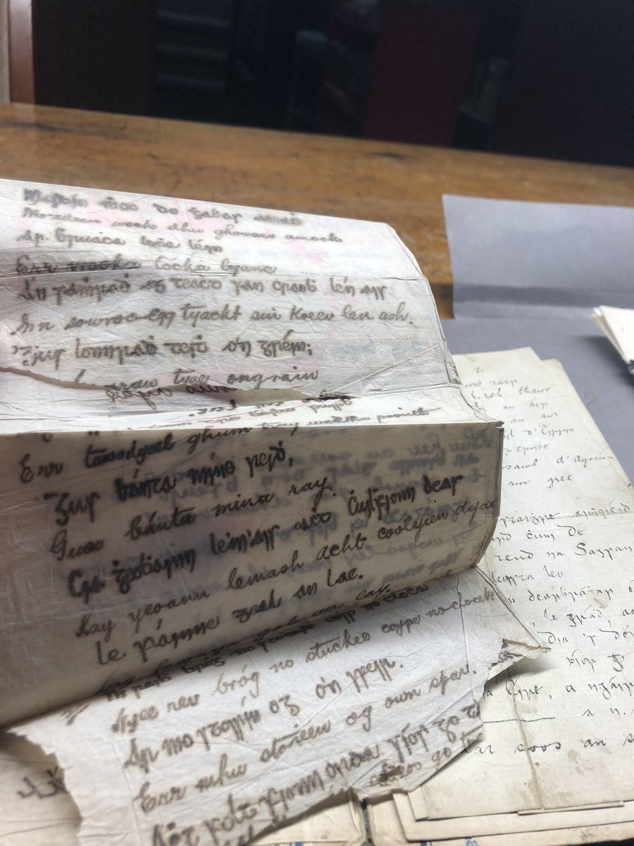 great day looking for Fr O’Growney in the archives of Maynooth’s Russel Library in the company of Author,Poet &amp; gentleman Tom French. #fróg #ogrowney120 #irish #boynevalleyheros <a href="/DiscoverBoyneV/">Discover BoyneValley</a> <a href="/CnaG/">Conradh na Gaeilge ⭕️</a> #athboy <a href="/MaynoothUni/">Maynooth University</a> <a href="/IrelandBoston/">Irish Consulate Boston</a> <a href="/newyork_irish/">NewYorkIrish</a>