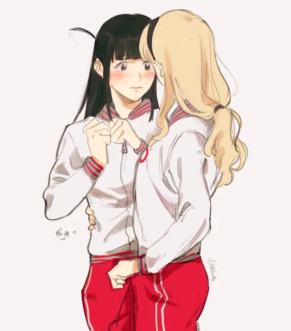 エチュード中に思わず素でドキッとしちゃうまひるなクロまひ 