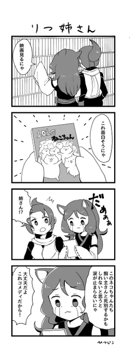 レンタルショップに行くりつ姉さん 