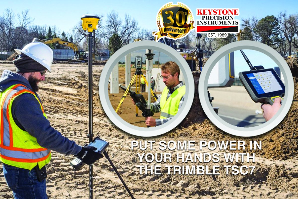 keypre's tweet photo. Redesigned from the ground up, the #TrimbleTSC7 controller with #TrimbleAccess: field software combines the power of a tablet, laptop and survey-rugged design into 1 device: https://t.co/46F0if3qw2 #KeyPre #KPI #Surveylife #landsurvey #civilengineer #Trimble https://t.co/HRSzkFOOt3