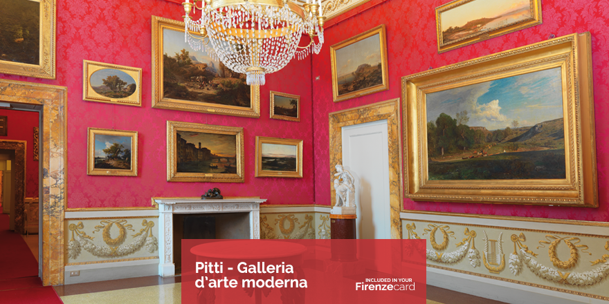 FirenzeCard's tweet photo. Salendo al secondo piano di #PalazzoPitti a #Firenze potrai immergerti nella bellezza dell’arte contemporanea ammirando opere che vanno dal Settecento fino agli anni della prima guerra mondiale. Visita la Galleria d’arte moderna di Palazzo Pitti con #Firenzecard! https://t.co/ahM50uAcgW