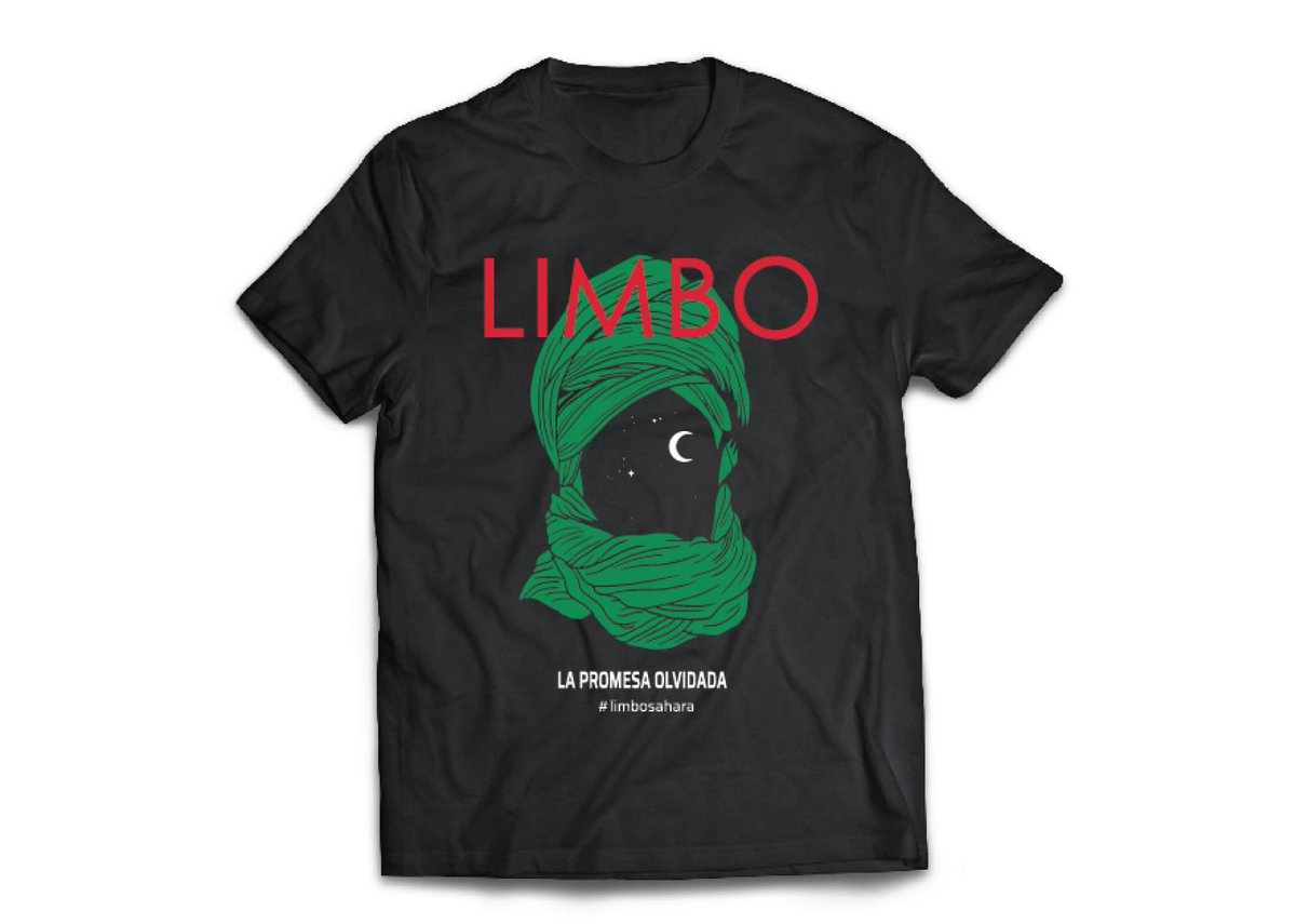 Maravilloso diseño de <a href="/andirivastm/">SHAIZER</a> para “Limbo, la promesa olividada”.
¡¡No os podéis quedar sin vuestra camiseta!!🇯🇴
es.ulule.com/limbolapromesa/
#saharaoccidental #saharalibre