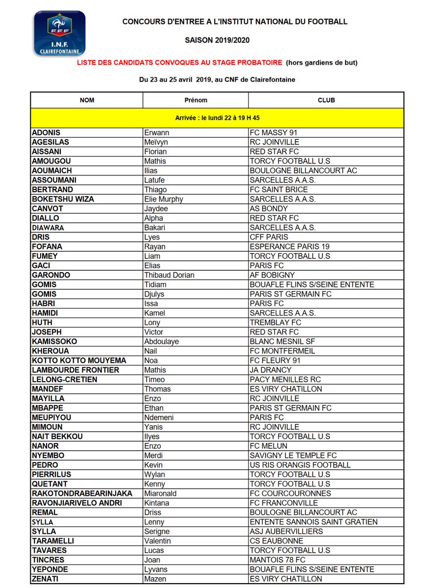 Get French Football News On Twitter Kylian Mbappe S Brother 13 Year Old Ethan Has Been Included In A Trial For The Prestigious Inf Clairefontaine Academy Https T Co 8a97lmtdmh