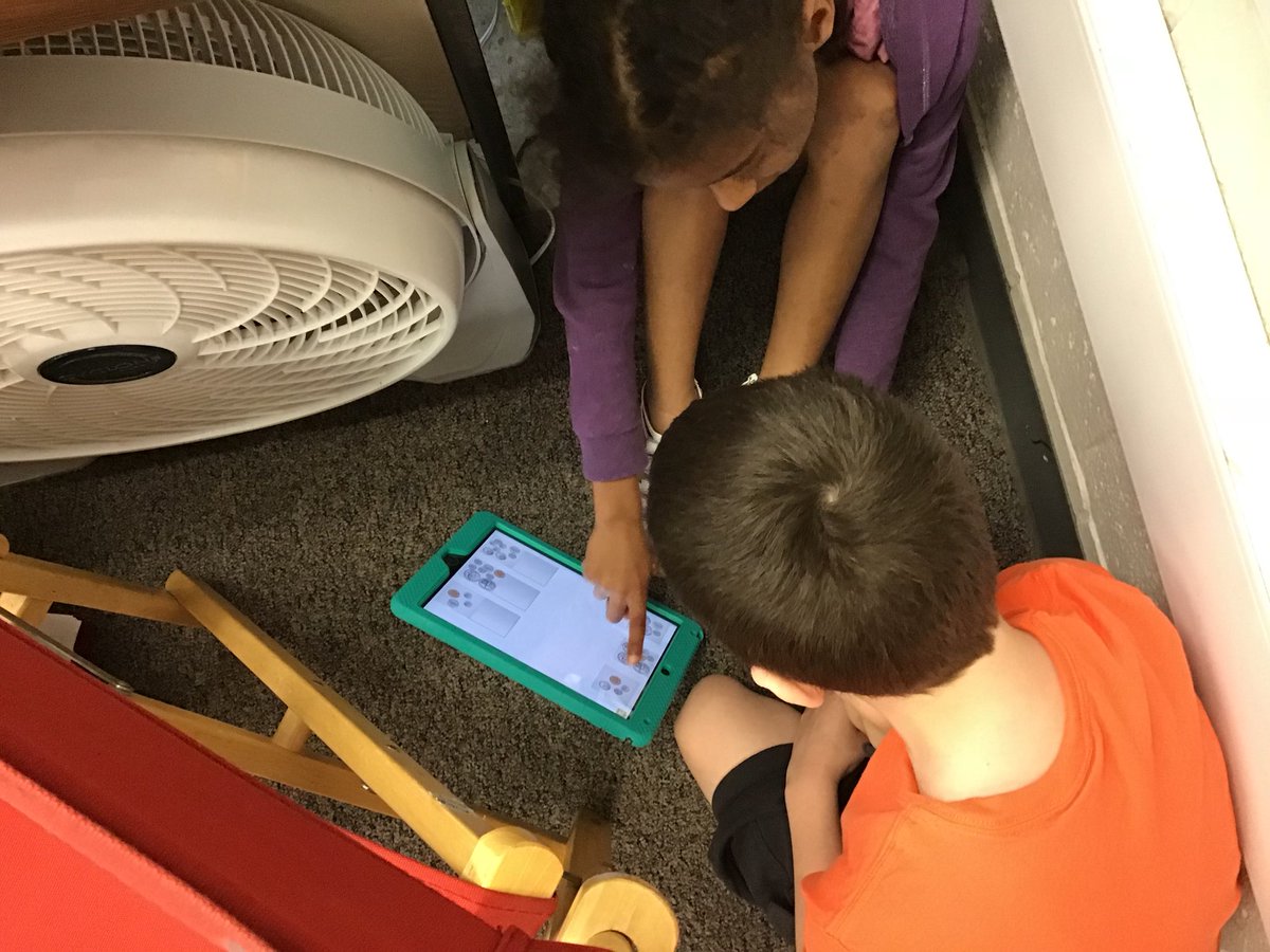 Today’s math “app”etizer allowed students to review counting coins before our main course. <a href="/CB_Buckingham/">Buckingham Elem.</a>