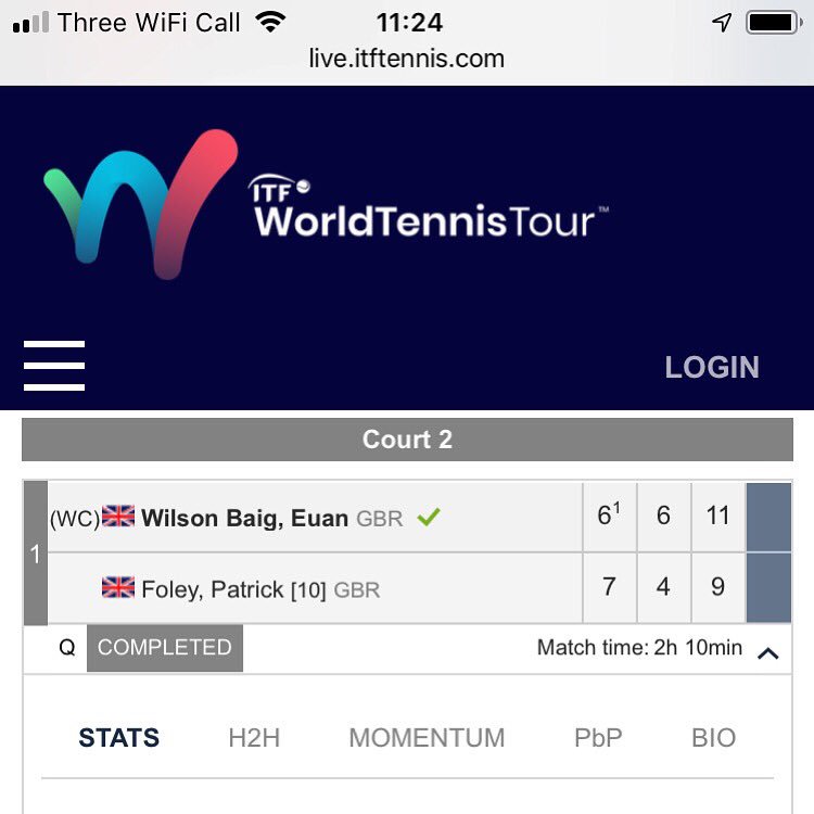 Whoop Whooop! Euan now has World Ranking points!! @babolat @mantis_tennis @YorkshireTennis @lta #tennis #proudparentsmoment #tennis🎾 @itf__tennis #tennis @ewb_2000 @marky_hunter @DavidLloydUK