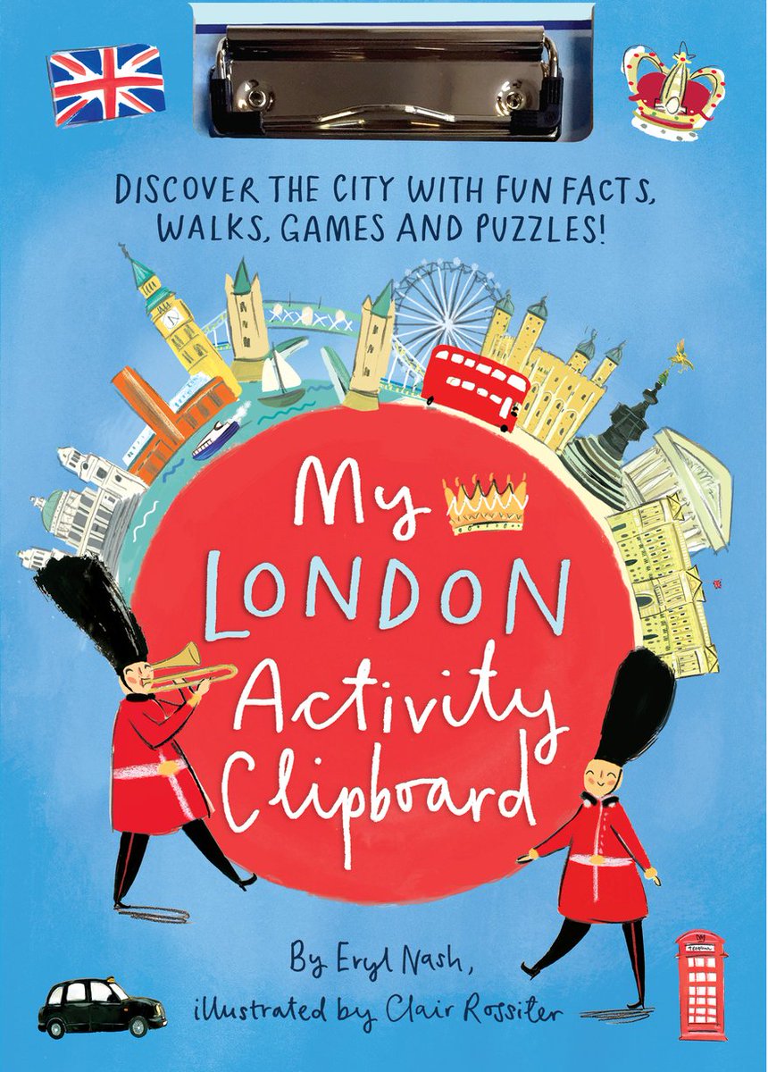 WalkerBooksUK's tweet photo. Discover the fabulous city of London with My London Activity Clipboard! Packed full of city secrets, fun facts, things to spot, illustrated maps and activity sheets to fill in at home (or on the train!) 🏙️🎡💂 https://t.co/8rmiVOQZCZ