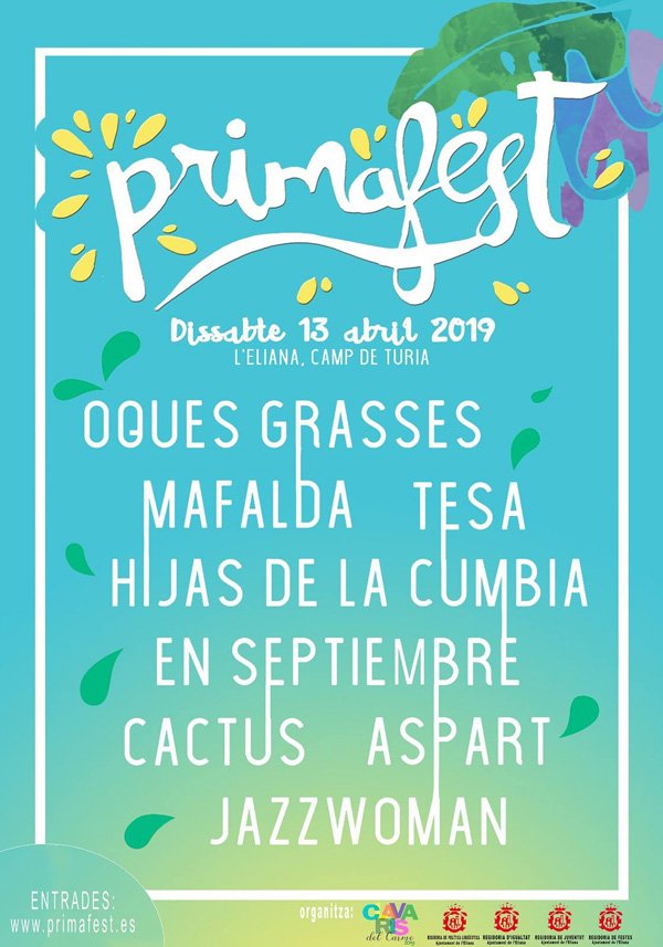 love_valencia's tweet photo. Este sábado 13 de abril se celebra en l'Eliana el primer festival de música y ecología: el #Primafest. ¡Actividades para todos los públicos con los que fomentar de una forma lúdica, la música en valenciano y el poder de la economía sostenible! 
Más aquí: https://t.co/UczNQq4HFV https://t.co/yrovSe9tGw