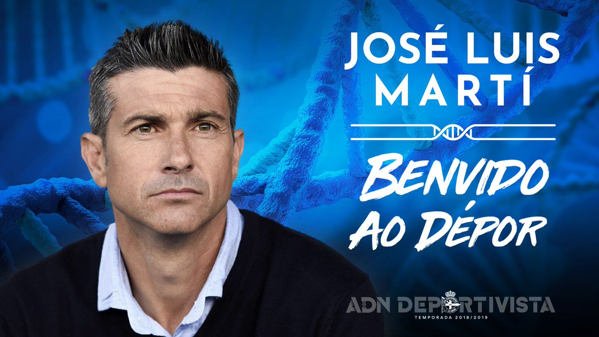 José Luis Martí, nuevo entrenador del Dépor (Foto: RCD).