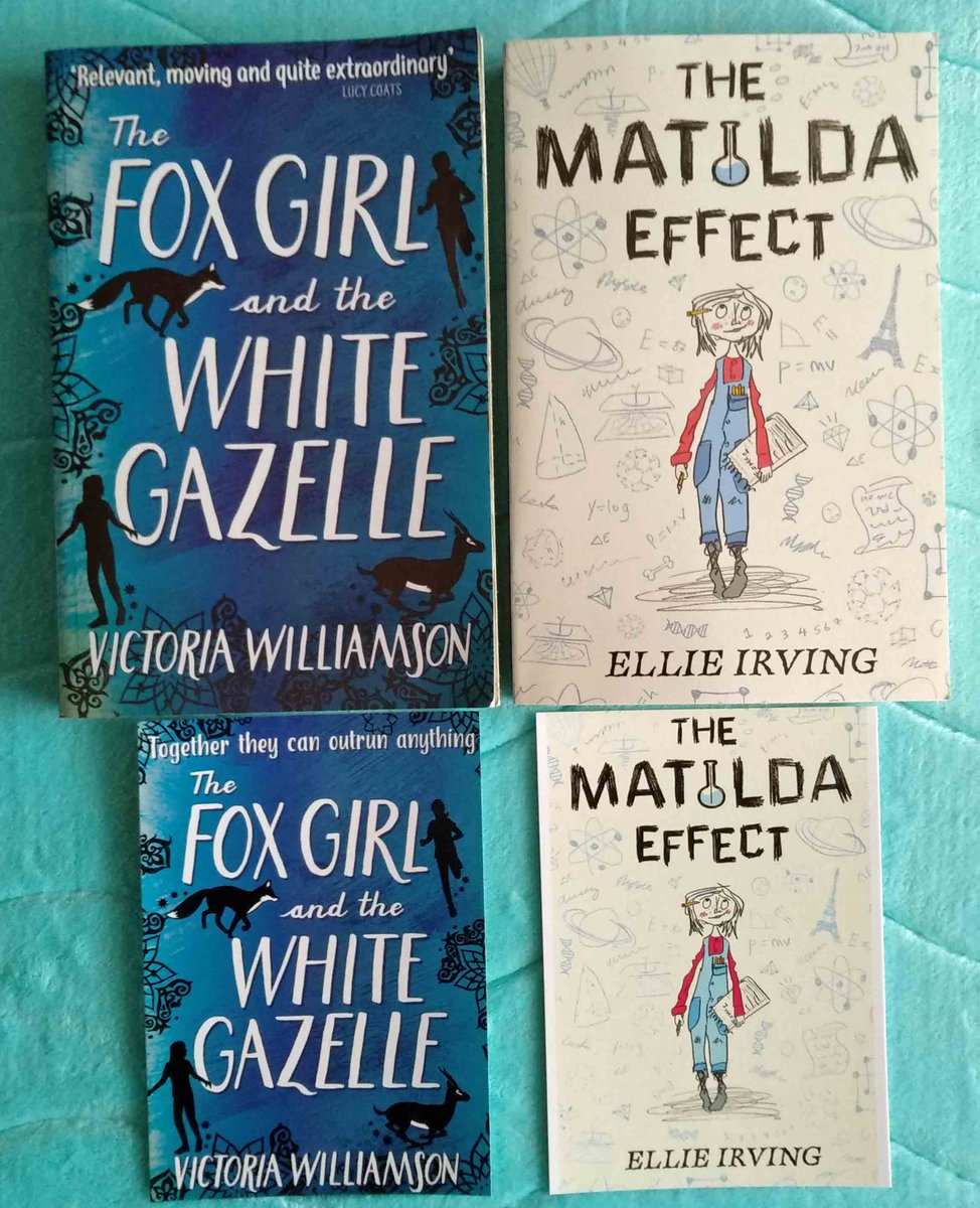 strangelymagic's tweet photo. The Fox Girl and the White Gazelle will be a year old this month! To mark the occasion, I'm doing a double giveaway each week! Next up are signed copies of both Fox Girl and @Ellie_Irving's hilarious The Matilda Effect. RT &amp; follow us both before 12 noon on Mon April 15th to win! https://t.co/ebR07AS7Qg