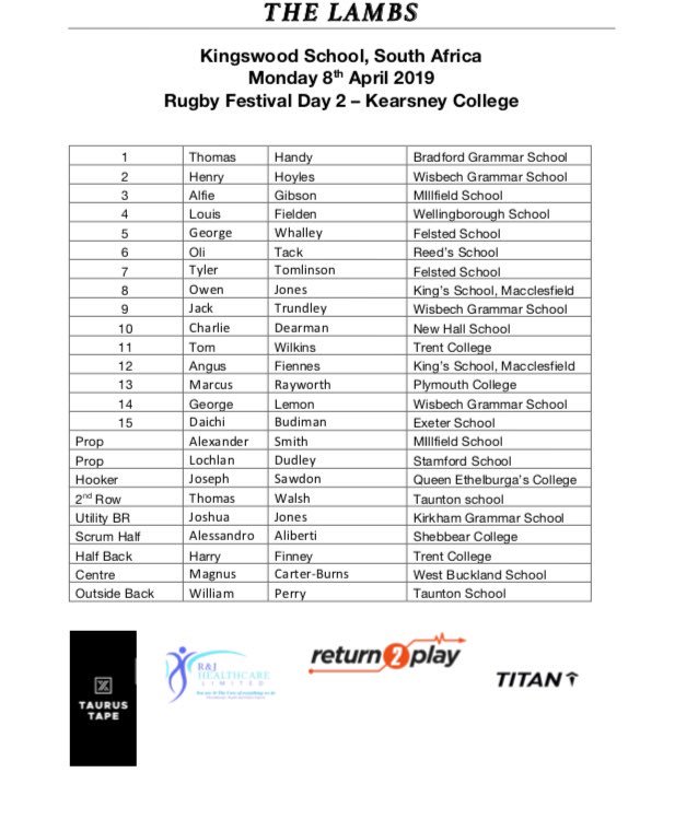 Lambs rugby tweet media