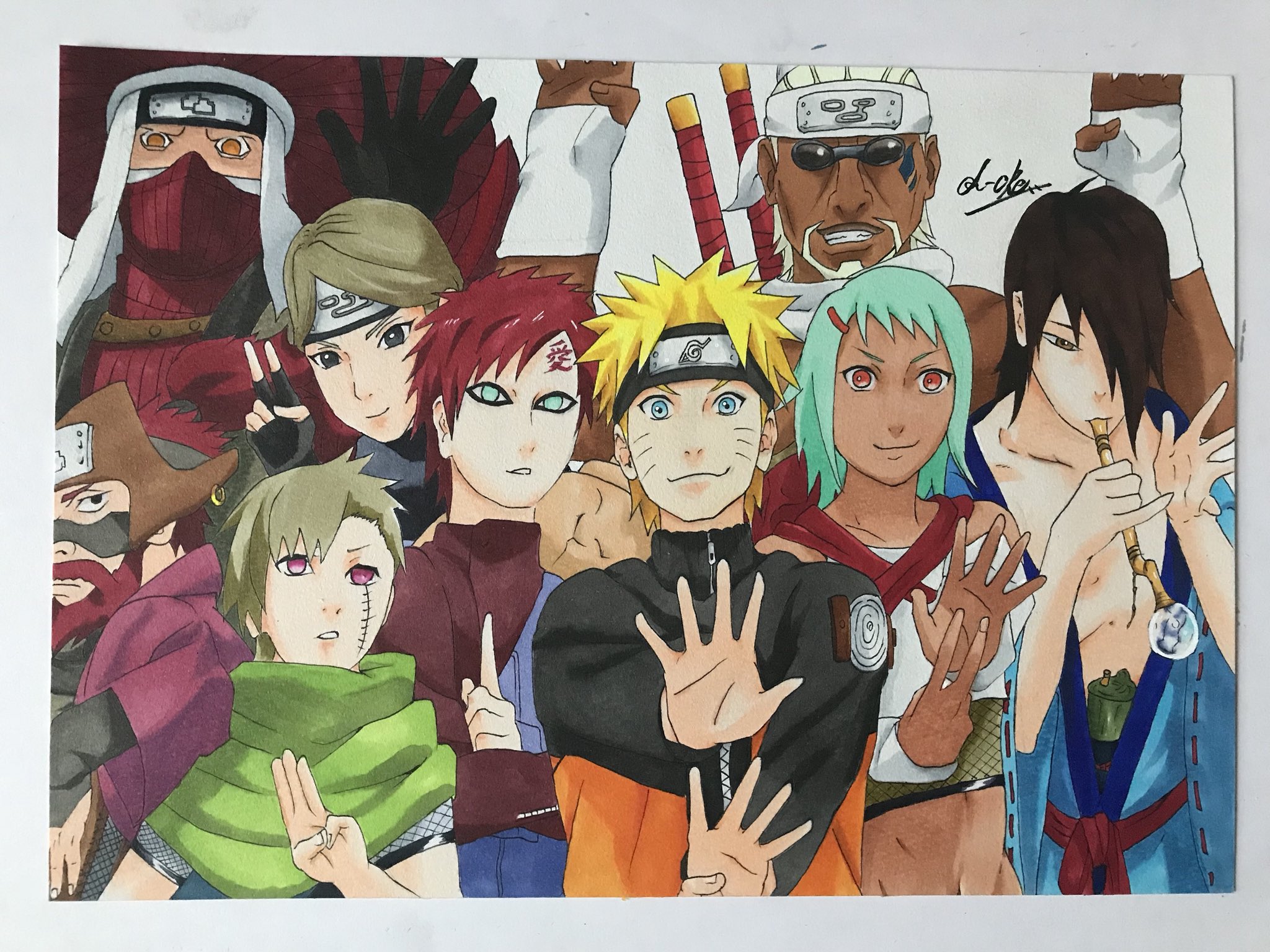 A Che エイク みんな仲が良い人柱力 9割模写 Naruto 人柱力 T Co Rpq50kwmeb Twitter