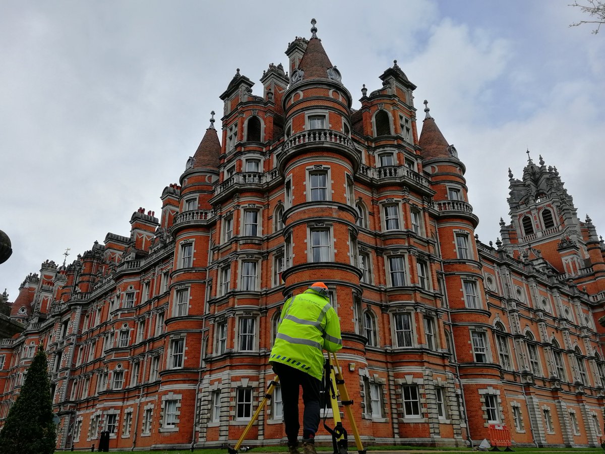 LandScopeUK's tweet photo. #Topographic and #Utility survey of entire university campus for incorporation to #GIS platform is underway. More details and snapshots from this above and below ground #AssetManagement project coming soon! #surveying #PAS128 #MobileGPR https://t.co/5PlZA6s0Fi