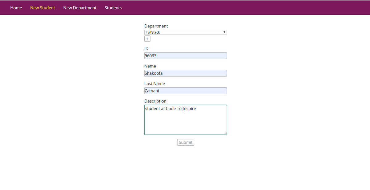 ShakoofaZ's tweet photo. I successfully completed #studentRegistration project with #mongoose in #NodeJs 
@CodeToInspire 
#afghangirlscode https://t.co/znuEo33uDk