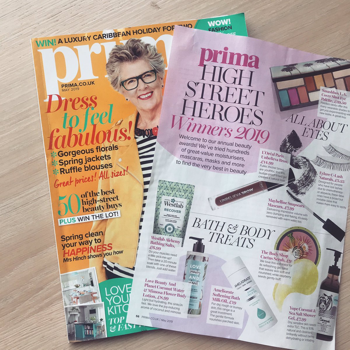 spaprcompany's tweet image. @PrimaMag ‘High Street Heroes’ winners of 2019 @westlabsalts 🌸
Have you tried the new ALCHEMY range?
#Westlab #Prima #WestlabUK #BathSalts #Recover #EpsomSalts #HighStreetHeroes #Winners #Beauty #BeautyAwards #Recovery #Exercise #Health #Fitness