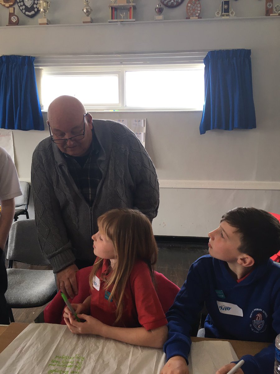 sketty_primary's tweet photo. Having lots of fun with our new friends 50Plus@Swansea.gov.uk to achieve challenges and overcome obstacles @SwanseaCouncil #BigIntergenerationalConversation #StrongCommunities #Teamwork #Support https://t.co/JjW8dA3Jxi