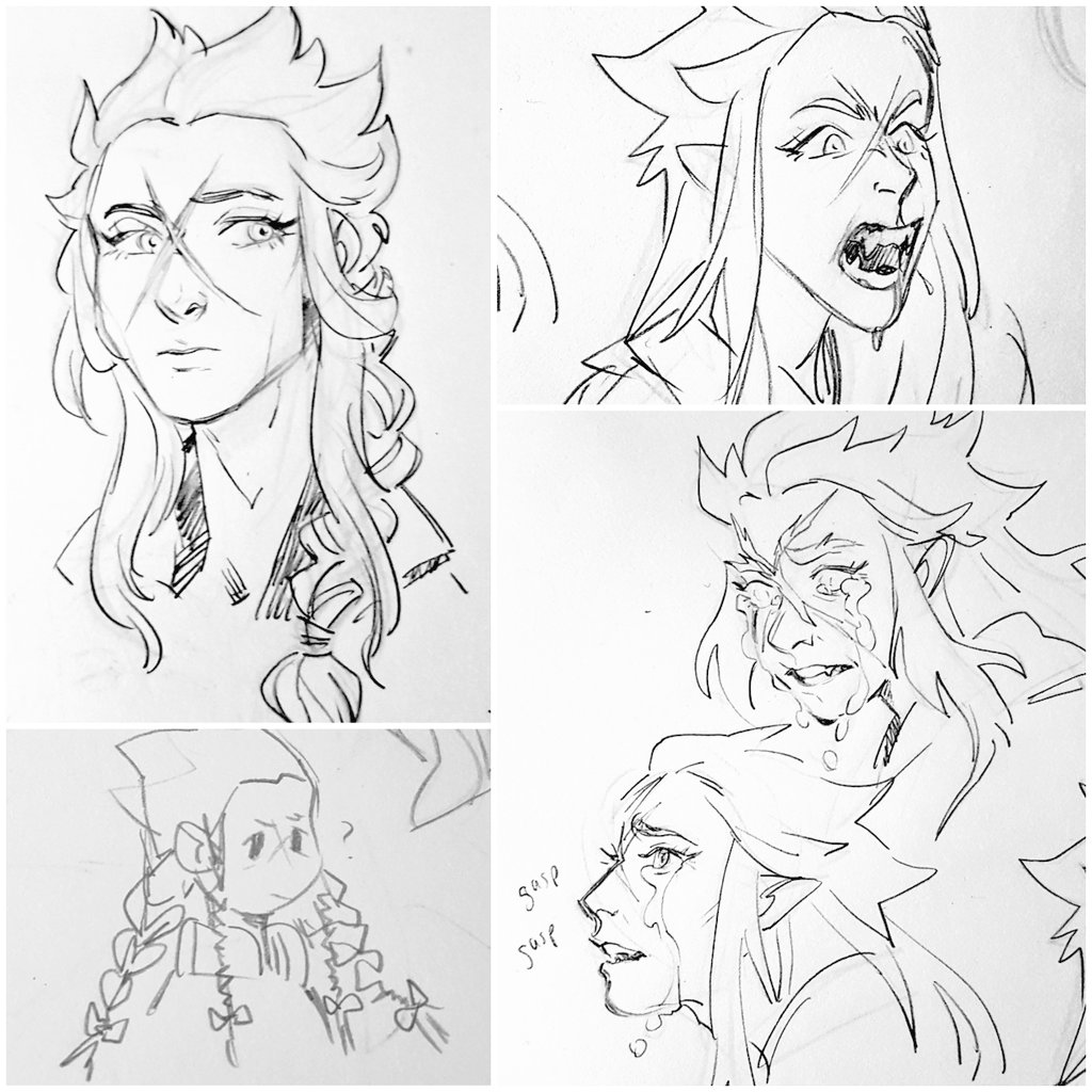 [kh] sorry for quiet, melbnova wiped me out! here are some silly kh doodles I have done this week 