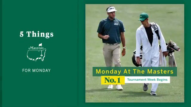 Masters Week Thoughts The Masters on Twitter: