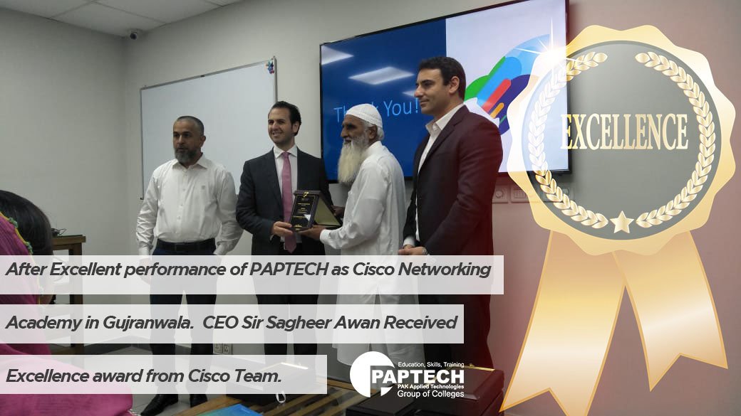 PAPTECHCOLLEGE's tweet photo. Excellence Achievements by PAPTECH COLLEGE Gujranwala.
Only one Cisco Networking Academy in Gujranwala.
0335-4242525 055-4806305 https://t.co/h9D57HqJGW