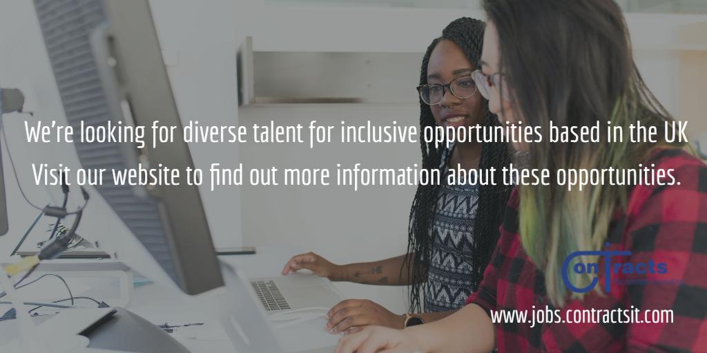 ContractsIT13's tweet photo. By harnessing the values of difference we create an advantage for our clients, our candidates and for society.
https://t.co/SKI8raXLjk 
#DiversityinTech #Talent #CITjobs #CITopportunities #CITdiversity #CITequality https://t.co/oVayC9GgB2