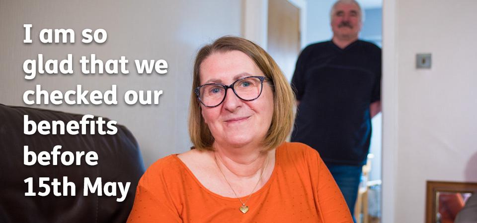 Are you in a mixed age couple (one person state pension age and the other working age) like Annette and Dave? Your benefits are changing on 15th May. Check what you’re entitled to before the #AgeGaptax deadline ageuk.org.uk/benefits #HerefordHour