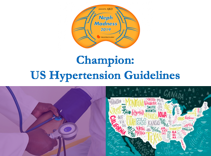 AJKDonline's tweet photo. #NephMadness 2019 Champion: US Hypertension Guidelines #HTNRegion https://t.co/SLwDcYlhvl https://t.co/5CgCR9PQxh