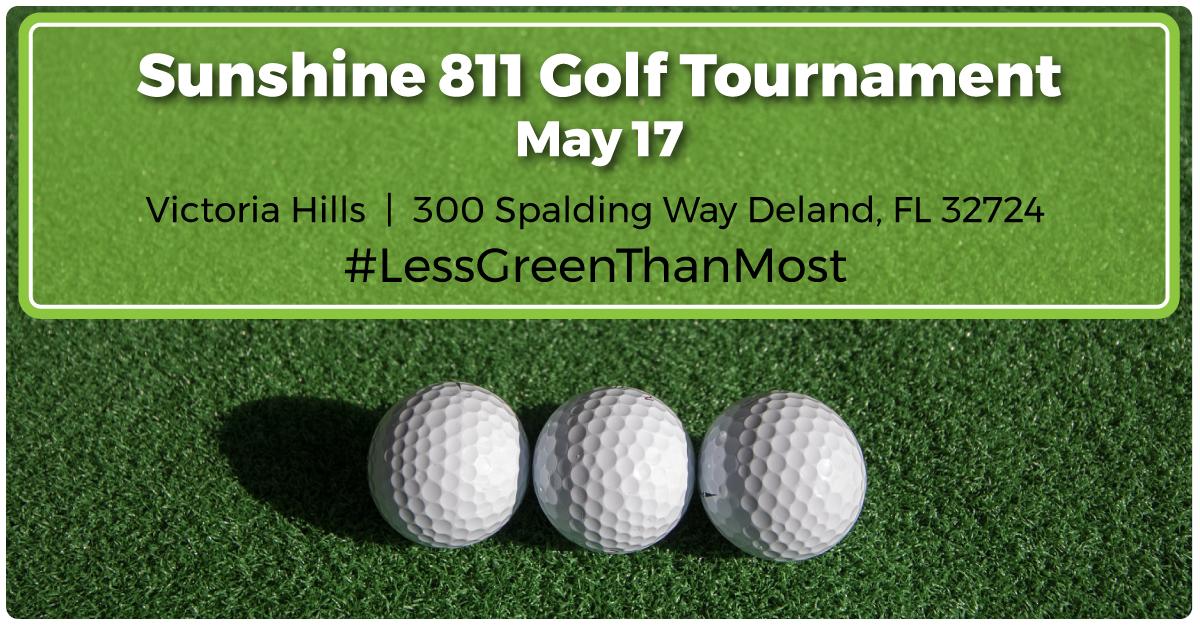 Sunshine811's tweet image. Its time to PAR TEE at Victoria Hills Golf Club! We&apos;re accepting registrations and sponsorships for the May 17 Sunshine 811 Golf Tournament. #LessGreenThanMost ow.ly/wUvP30nZz0x