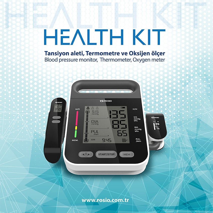 ROSIOTURKEY's tweet photo. Rosio Health Kıt,
Tansiyon Aleti-Termometre-Oksijen Ölçer, hepsi bir arada.
Çok yakında stoklarda olacaktır.
Detaylı bilgi için;
0212 222 22 01
Müşteri Destek Hattını arayabilirsiniz.
#rosiotürkiye #atesolcer #oksijen #tansiyon #oxygenmeter #sphygmomanometers #Very #pazartesi https://t.co/OFYU0BfiRb