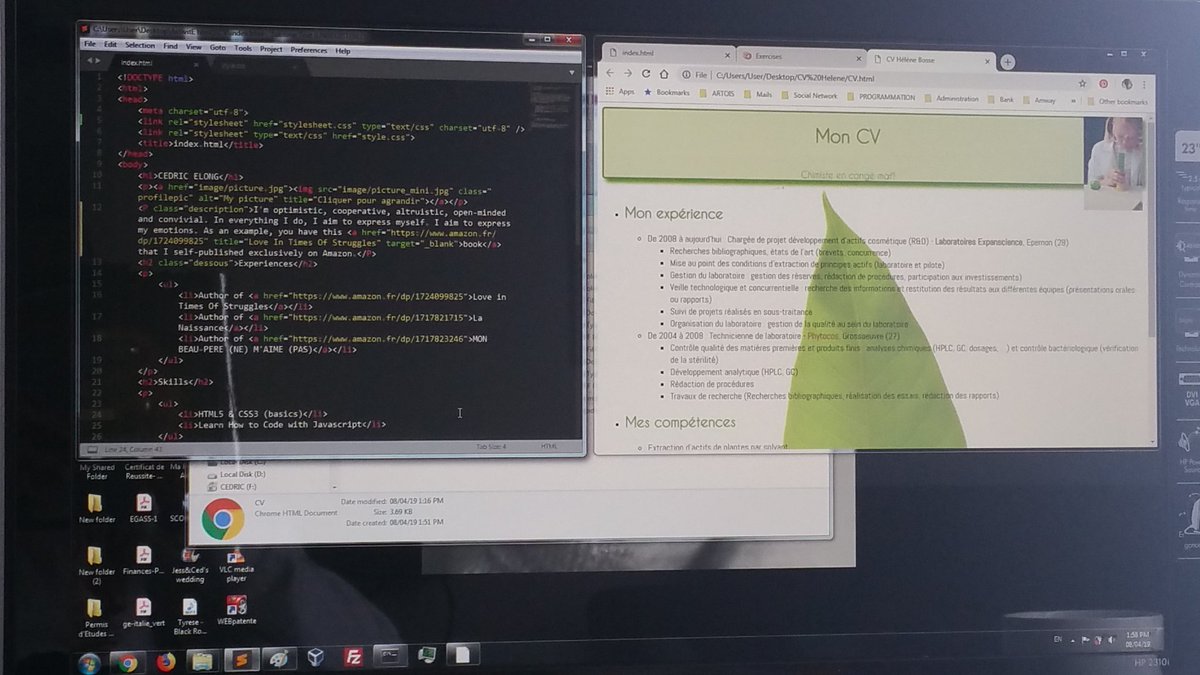cedric_elong's tweet image. For this activity, Hélène has been creative enough. More creative than I&apos;ve been. Imma get some tips from her code.
#Codes #WebDevelopper #Development #InstaCodes #Computer #Language #HTML #CSS #CV #Dev #TheDevLife #Dvlpr #CodersHub #CodesWorld #Activity