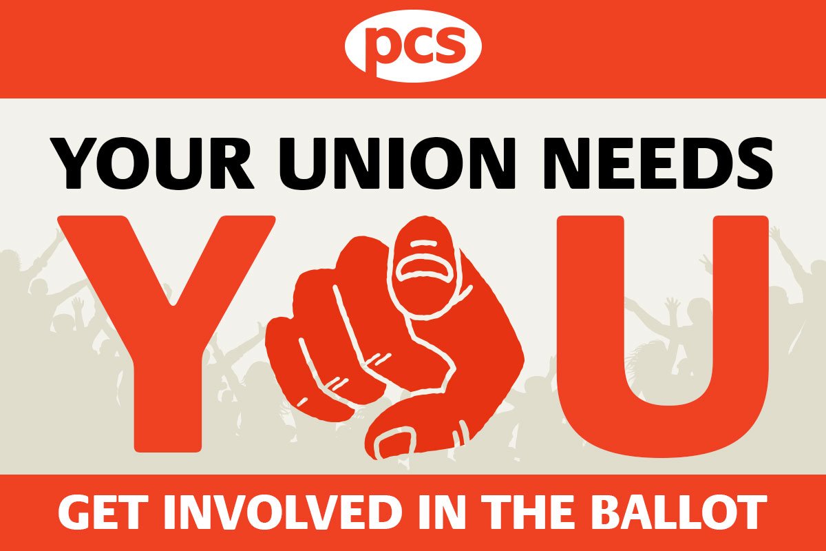 pcs_union's tweet photo. Your union needs you to get involved and get the vote out.
With less than 3 weeks left to post your vote in the PCS pay ballot your union needs you to help urge members to use their vote and pass the 50% legal turnout threshold. https://t.co/0U88Rz16e6 #PCSpay2019 #PostToVote https://t.co/Mn9JAaYT0s