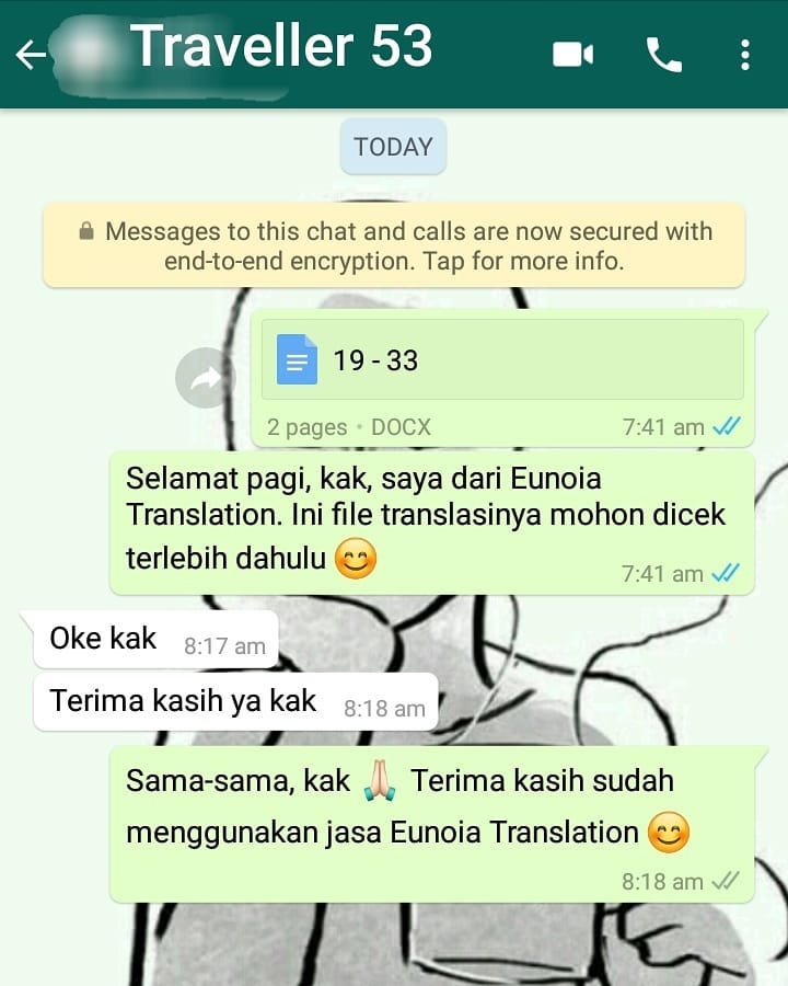 diterjemah's tweet photo. testimoni dari Traveller 53 😊 are you our next traveller? 😀 give us a call to become part of our journey. #testieunoia #jasaterjemahan #translator #penerjemah #jasaterjemahmurah #jasaterjemahvideo #jasaterjemahartikel #jasaterjemahjurnal #jasaterjemahcepat #jasaterjemahbrosur https://t.co/H7Yw6QCqnN