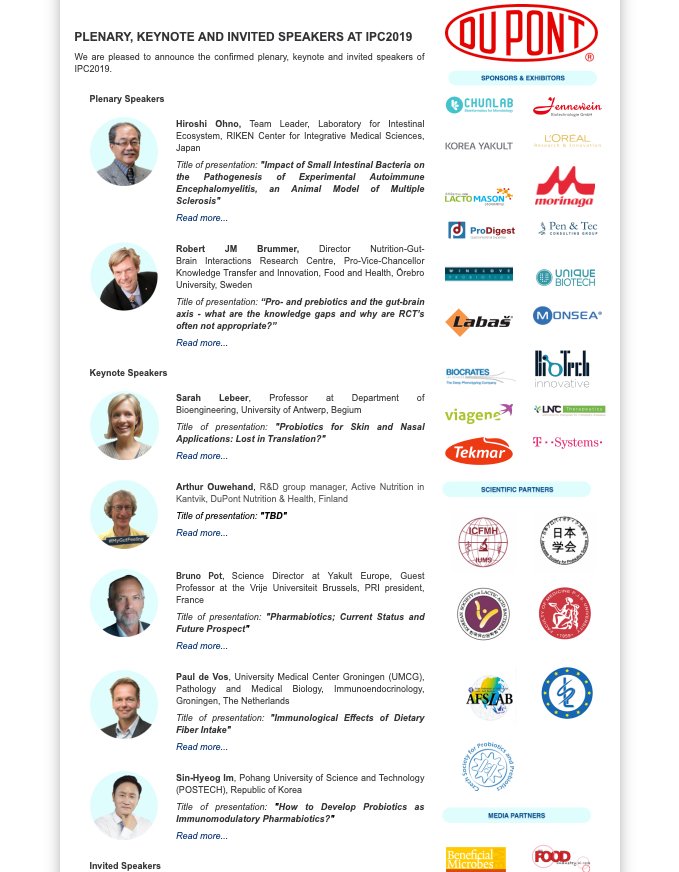 IpcProbiotic's tweet photo. We are also pleased to share with you a tasting selection of papers presented at the upcoming IPC2019 in Prague: https://t.co/McgQPnVxmv
#probiotics #prebiotics #guthealth #microbiota https://t.co/KRGAZmwIAX