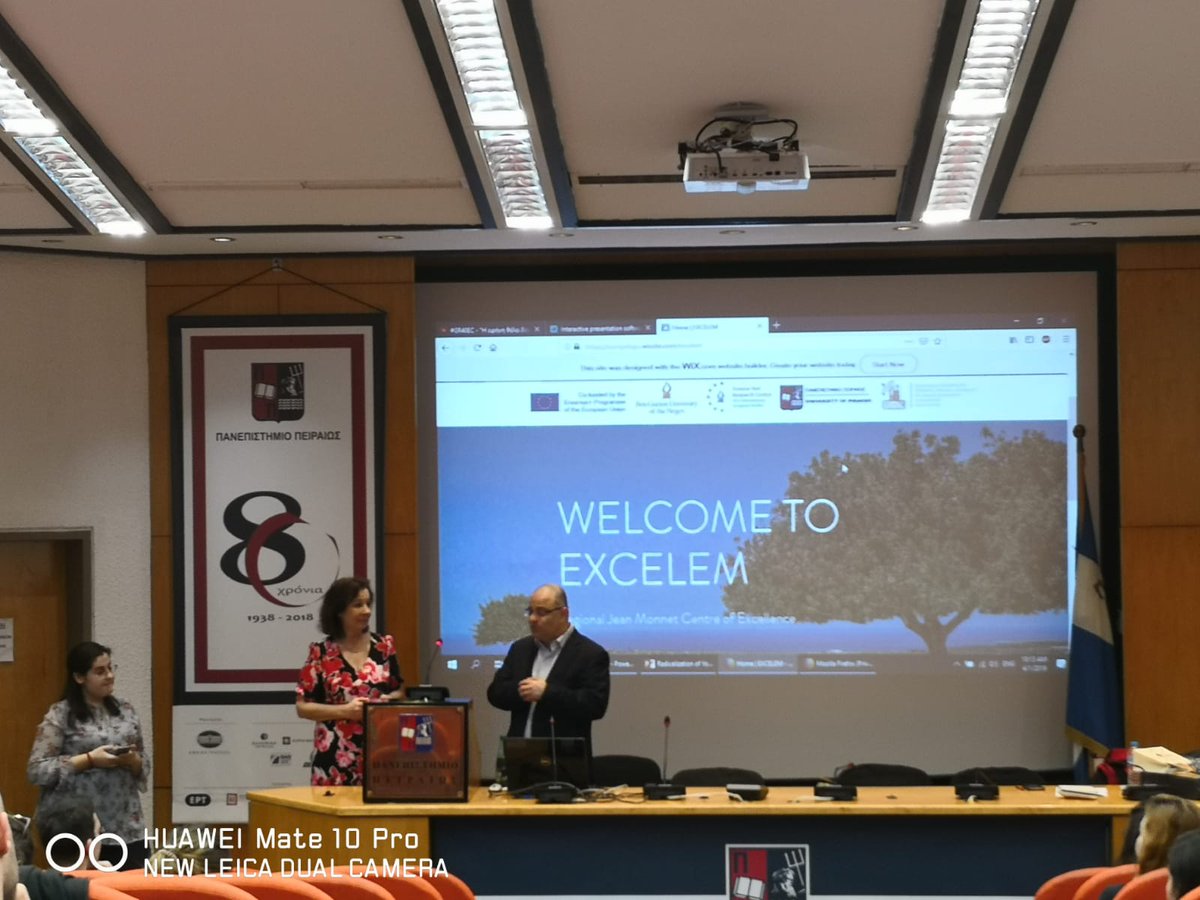 EXCELEM1's tweet photo. We have just finished a study tour of a students group of from Ben-Gurion University that visited the University of Piraeus and the city of Athens. The study tour dealt with contemporary issues - Greek &amp; European elections, immigration, debt crisis, civil society, etc. https://t.co/TagcInpFxm