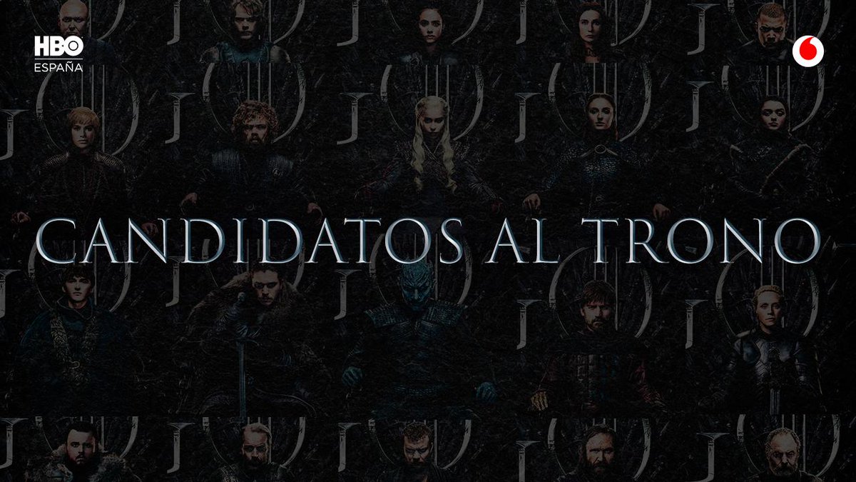 VodafoneTV_es's tweet photo. ⚔️ CONCURSO Nº 3 ⚔️

¿Quieres la última entrada doble para la premiere de GoT en Madrid? Síguenos y dinos con #JuegoDeTronosEnVodafone cuáles son tus candidatos al trono. Publica todos los tuits que necesites.

¡Tienes hasta las 18.00h!
➕ https://t.co/b2Lp4kirTB https://t.co/D4KHUItr8D