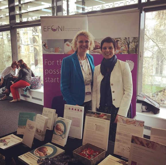 OnderzoekOdisee's tweet photo. Networking moment: @IngeTency (right side) @odiseehogesch and Silke Mader @EFCNIwecare at @MFNM_Congress in London.
Inge gave an oral presentation about #NeoParent: developing an app to increase involvement of parents in the care of their premature babies.
https://t.co/v47BeeqXCT https://t.co/fRxwMjOWaD