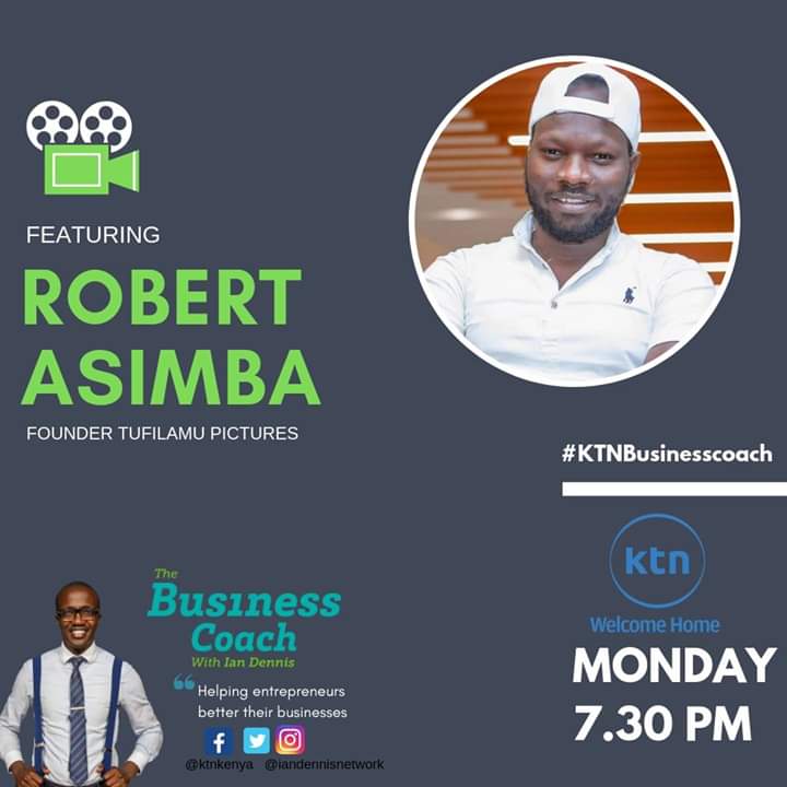 RobertAsimba's tweet photo. Film is a serious business. Watch my Interview with Philippe Bresson of Insignia Production today on @KTNKenya as we explore the film industry. #filmmaking
#businesscoach #iandennisnetwork
#tufilamupicture https://t.co/NIsBifOO2K