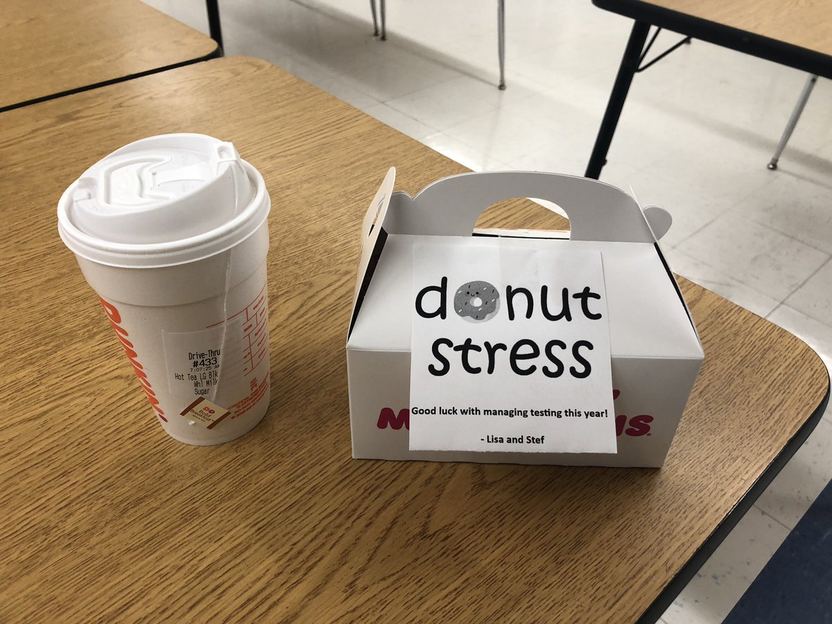 Testing isn’t only stressful for the students...it’s also stressful for the testing coordinator! <a href="/BonnieCapes/">Bonnie Capes</a> <a href="/mjkmiec/">Mark Kmiec</a> <a href="/LisaIraca/">Lisa Iraca</a>  #ConnectXRDS #HappySchoolChallenge
