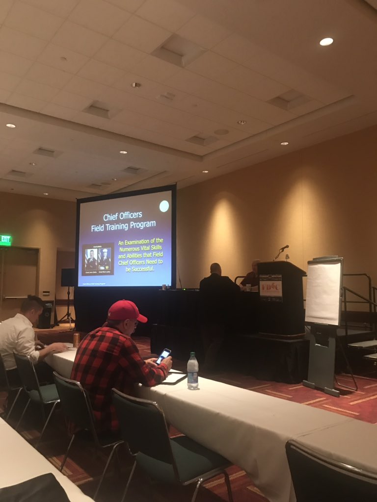 Kicking off #FDIC2019 with <a href="/chieflasky/">Rick Lasky</a> and John Salka In ‘Chief Officer Field Training Program’! Good stuff!