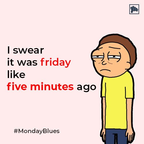 clickoncare's tweet photo. #MondayBlues got us like!
#ClickOnCare #hatemondays #frustrated #irritated #memesdaily #like #share #comment #memes #funnyquotes #mondaymotivation #mondayfeels #sleepy #memes #StillFriday #funny #LazyVibes #mondaythoughts #mondaymood #Monday https://t.co/dHBcPUCdNe