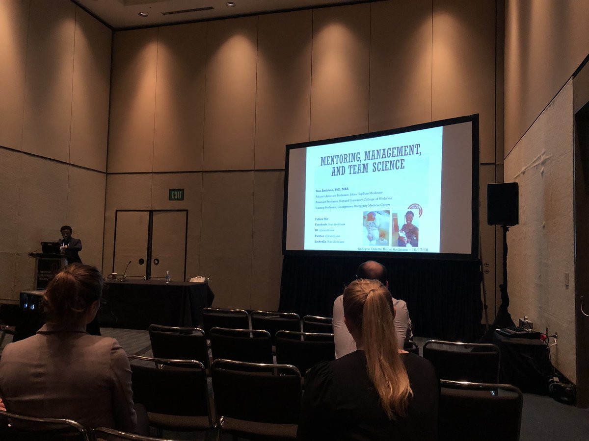 tiagopecanha's tweet photo. Quite nice today’s morning session in the @expbio about Mentoring and Networking given by @standrisse and sponsored by APS Careers in Physiology Committee Session. @APSPhysiology @APSEducation #Expbio #ExpBio2019 #EBNetworking https://t.co/WQfBVtPDd5