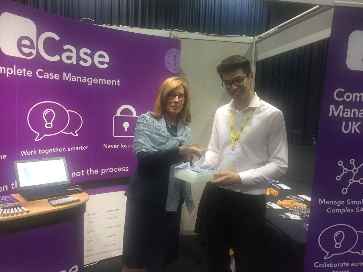 eCase4gov's tweet image. And we have a winner! Our Fitbit winner has been drawn! Thanks to Elizabeth Denham for drawing the name! #DPPC2019 #dprchampions
