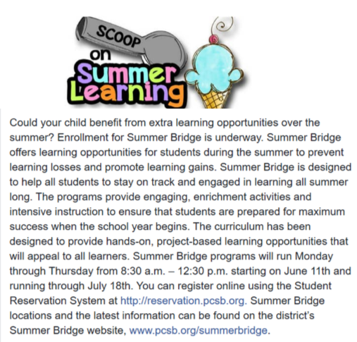 FrontierPanther's tweet photo. Could your child benefit from extra learning opportunities over the summer? Enrollment for Summer Bridge is underway. You can register online using the Student Reservation System at https://t.co/r4dfZz0Iz9. https://t.co/cEE3KN8m8t