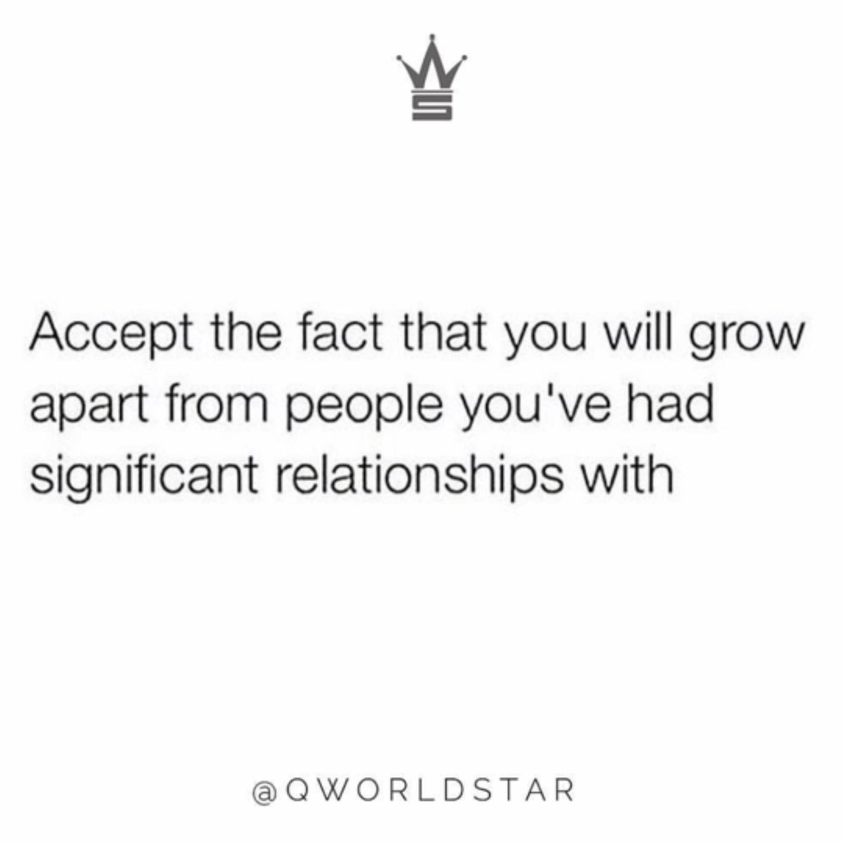 “Not everyone will stay in your life..some come to teach you lessons...” 💯 @QWorldstar #PositiveVibes