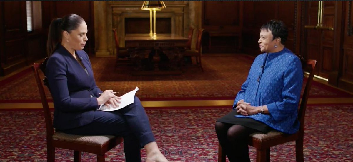 To help celebrate #NationalLibraryWeek, Soledad O'Brien interviewed <a href="/LibnOfCongress/">Carla Hayden</a> Carla Hayden about making history &amp; what it means for future generations. matteroffact.tv/meet-the-first… <a href="/soledadobrien/">Soledad O'Brien</a>