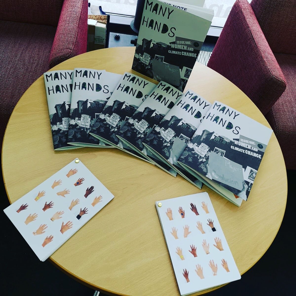 LaylaHendow's tweet photo. Here in Leeds for #AHostileClimate Conference to exhibit the new environmental zine by @oNataleeo and I :) so thrilled to be here! @ManyHandsZine #environment #manyhands #ClimateEmergency #ClimateChangeIsReal https://t.co/f9JUGKsrfb