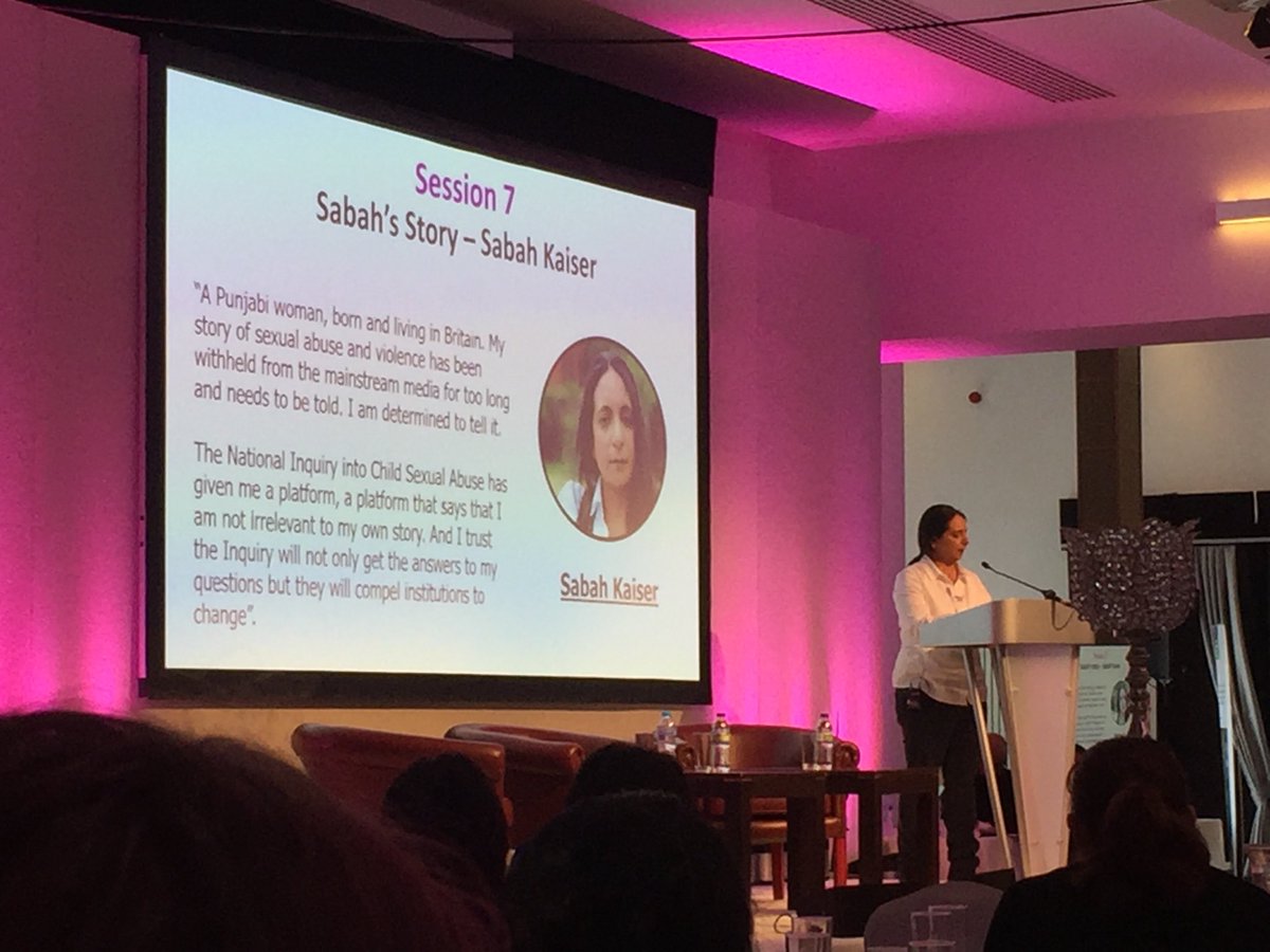 Sabah Kaiser’s harrowing story of the abuse in her childhood at ⁦<a href="/TAGintheUK/">TogetherAgainstGrooming</a>⁩ conference